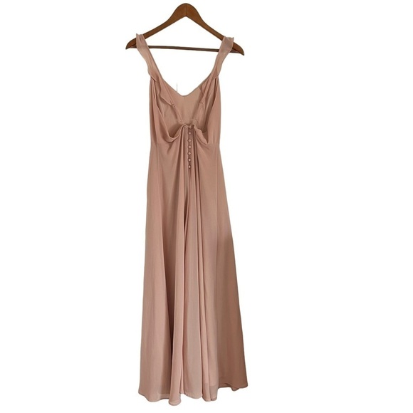 LULU'S Meteoric Rise Blush Maxi Dress 65341 - Picture 3 of 10